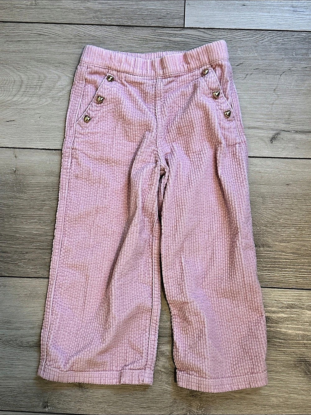 Old Navy Wide-Leg Corduroy Pants Pink Girls 4T